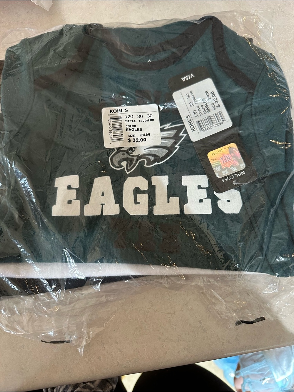 Philadelphia Eagles onesies